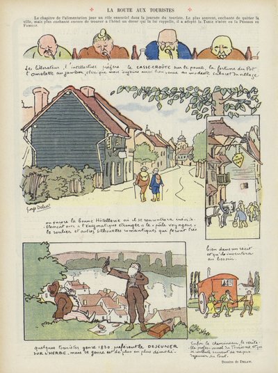 Illustration für Le Rire von Georges Delaw