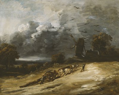 Der Sturm, 1814-30 von Georges Michel