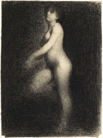 Akt, ca. 1881-1882 von Georges Pierre Seurat