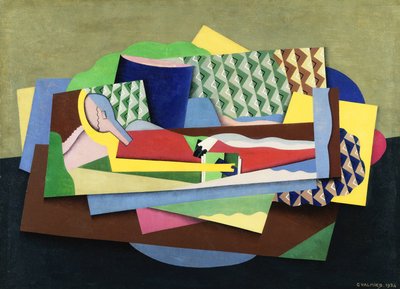 Liegende Frau; Femme Couchee, 1924 von Georges Valmier