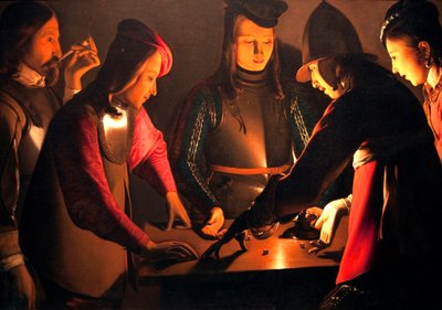 Die Würfelspieler von Georges de La Tour