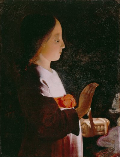 Junge Jungfrau Maria, ca. 1640 von Georges de La Tour