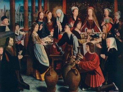 Die Hochzeit zu Kana, ca. 1500 von Gerard David
