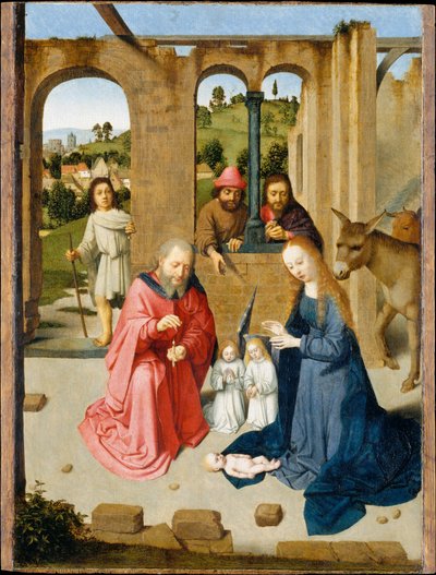 Die Geburt Christi, frühe 1480er von Gerard David