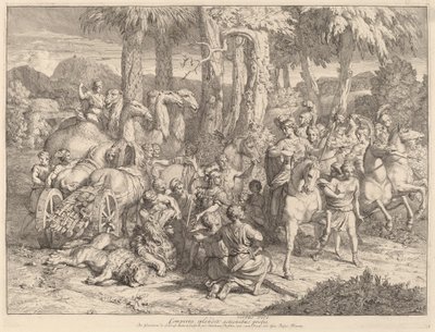 Semiramis auf der Löwenjagd von Gerard de Lairesse