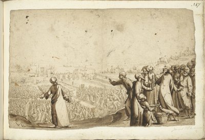 Christus speist die Menge von Gerard ter Borch (I)