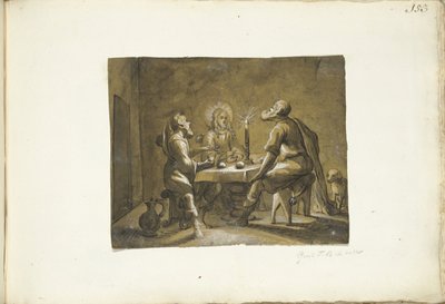 Mahlzeit in Emmaus von Gerard ter Borch (I)