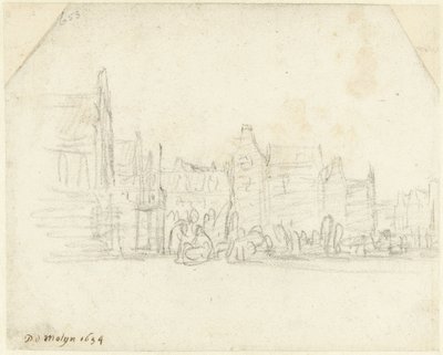 Großer Markt in Haarlem von Gerard ter Borch (II)