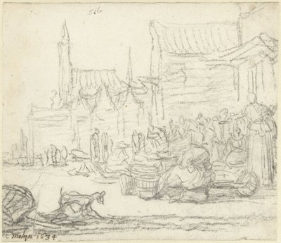 Marktszene von Gerard ter Borch (II)