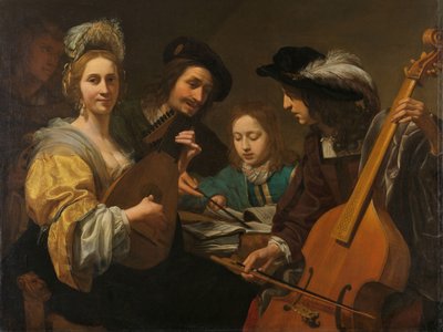 Eine musikalische Gesellschaft von Gerard van Kuijl