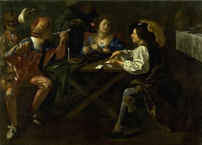 Kartenspieler von Gerard van Kuijl