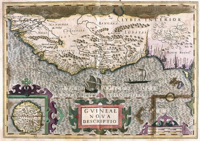 Guinea, Libyen - Afrika von Gerardus Mercator