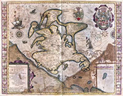 Insel Rügen, Deutschland von Gerardus Mercator