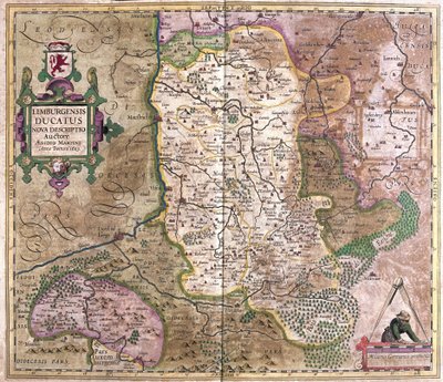Limburg, Belgien (Stich) von Gerardus Mercator