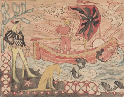 Das ausgelassene Lied, ca. 1892 von Gerhard Munthe