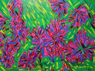 Abstrakte imaginäre Blumen von Gerhardt Isringhaus