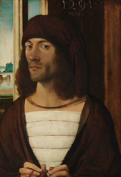 Porträt eines Mannes, 1491 von German