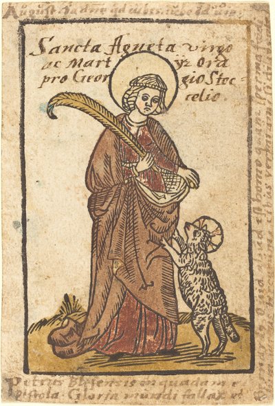 Heilige Agnes von German 15th Century