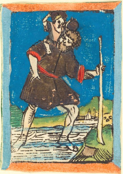 Heiliger Christophorus von German 15th Century