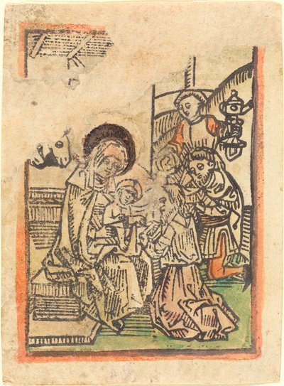 Die Anbetung der Könige von German 15th Century