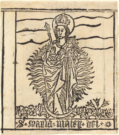 Die Jungfrau und das Kind von German 15th Century