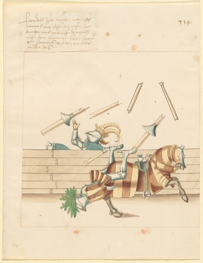 Italienisches Friedens-Turnier von German 16th Century