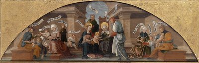 Die Heilige Verwandtschaft, frühes 16. Jh. von German Master