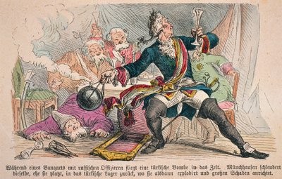 Baron Münchhausen von German School
