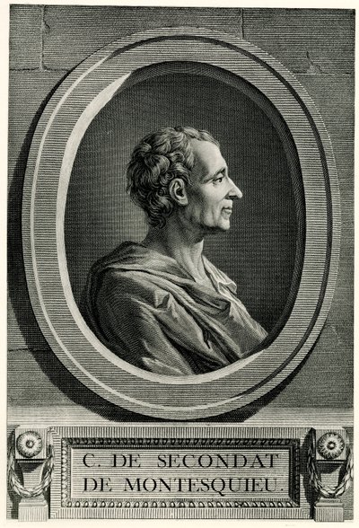 Charles de Secondat de Montesquieu von German School