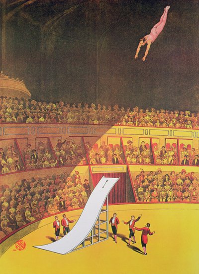 Zirkus-Hochspringer von German School