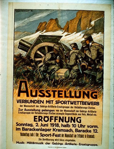 Ausstellung für Wettkampfsport, 1918 von German School
