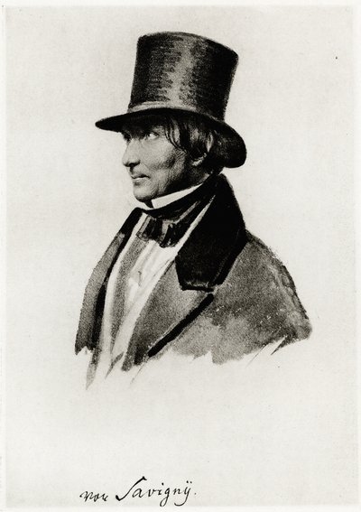 Friedrich Carl von Savigny von German School
