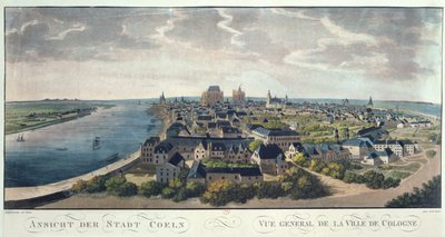 Gesamtansicht von Köln von German School