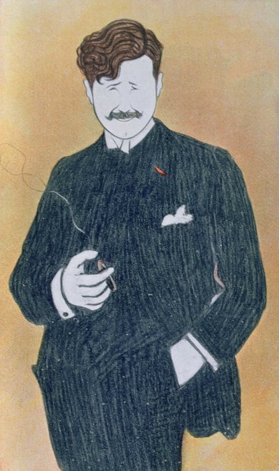 Hochzeitsreise mit dem Zug, 1908 von German School