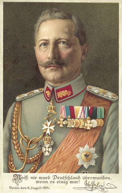 Kaiser Wilhelm II. von Deutschland von German School