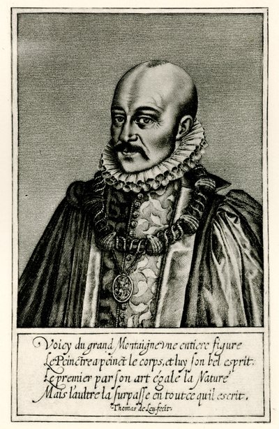 Michel de Montaigne von German School
