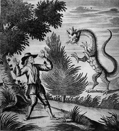 Bergdrache, ca. 1660 von German School