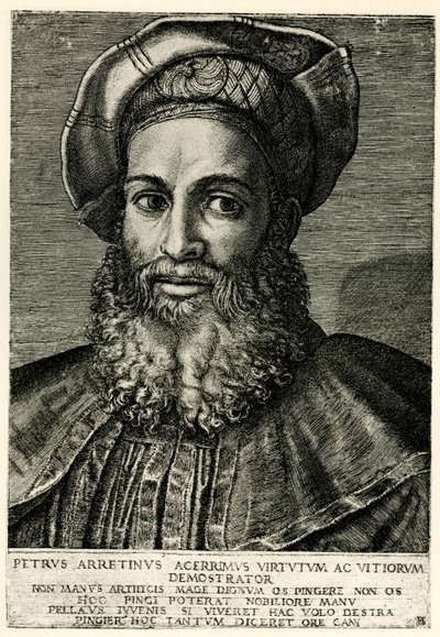 Pietro Aretino von German School