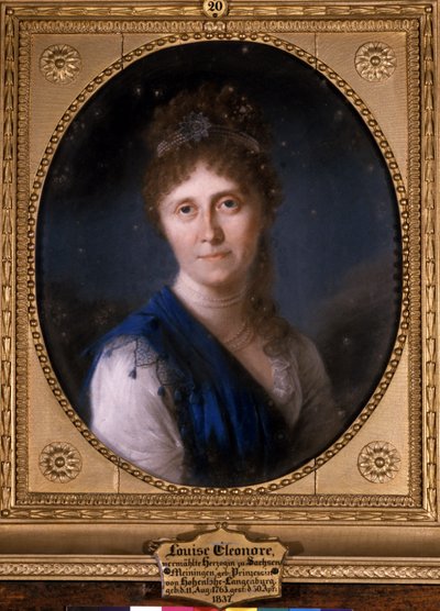 Porträt von Louise Eleonore, 1800 von German School