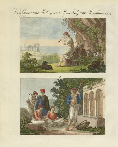 Szenen aus Griechenland von German School