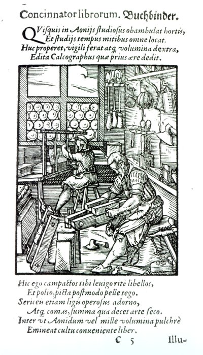 Der Buchbinder, veröffentlicht von Hartman Schopper von German School