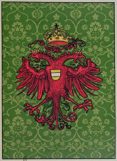 Der doppelköpfige Adler von Maximilian I. (1459-1519) von German School