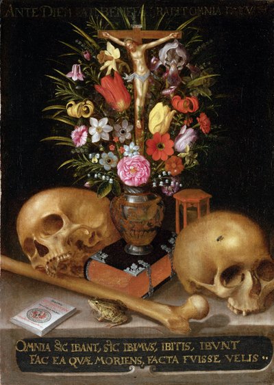 Vanitas Stillleben von German School