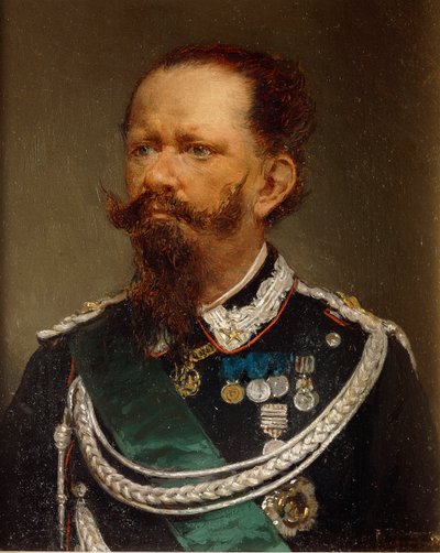 Porträt von Viktor Emanuel II. von Gerolamo Induno
