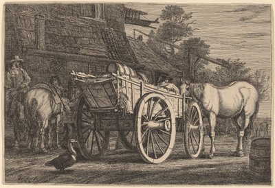 Der vierrädrige Wagen von Gerrit Claesz Bleker