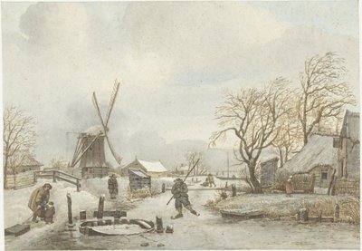 Winterlandschaft von Gerrit Lamberts