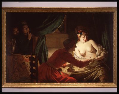 Die Flohjagd von Gerrit van Honthorst