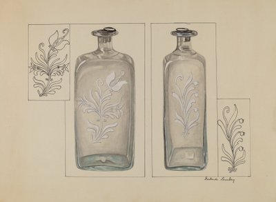 Likörflasche, ca. 1936 von Gertrude Lemberg