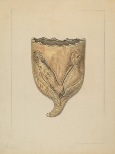Wandtasche für Blumen von Gertrude Lemberg