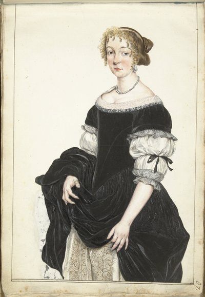 Porträt von Aletta Pancras von Gesina ter Borch